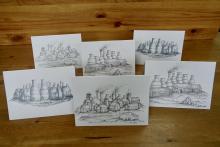 Joan Dobson Greetings Cards/Notelets - 6-pack Joan Dobson Greetings Cards/Notelets - 6-pack