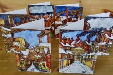 Six assorted Heritage Christmas Cards Photo - six cards with envelopes